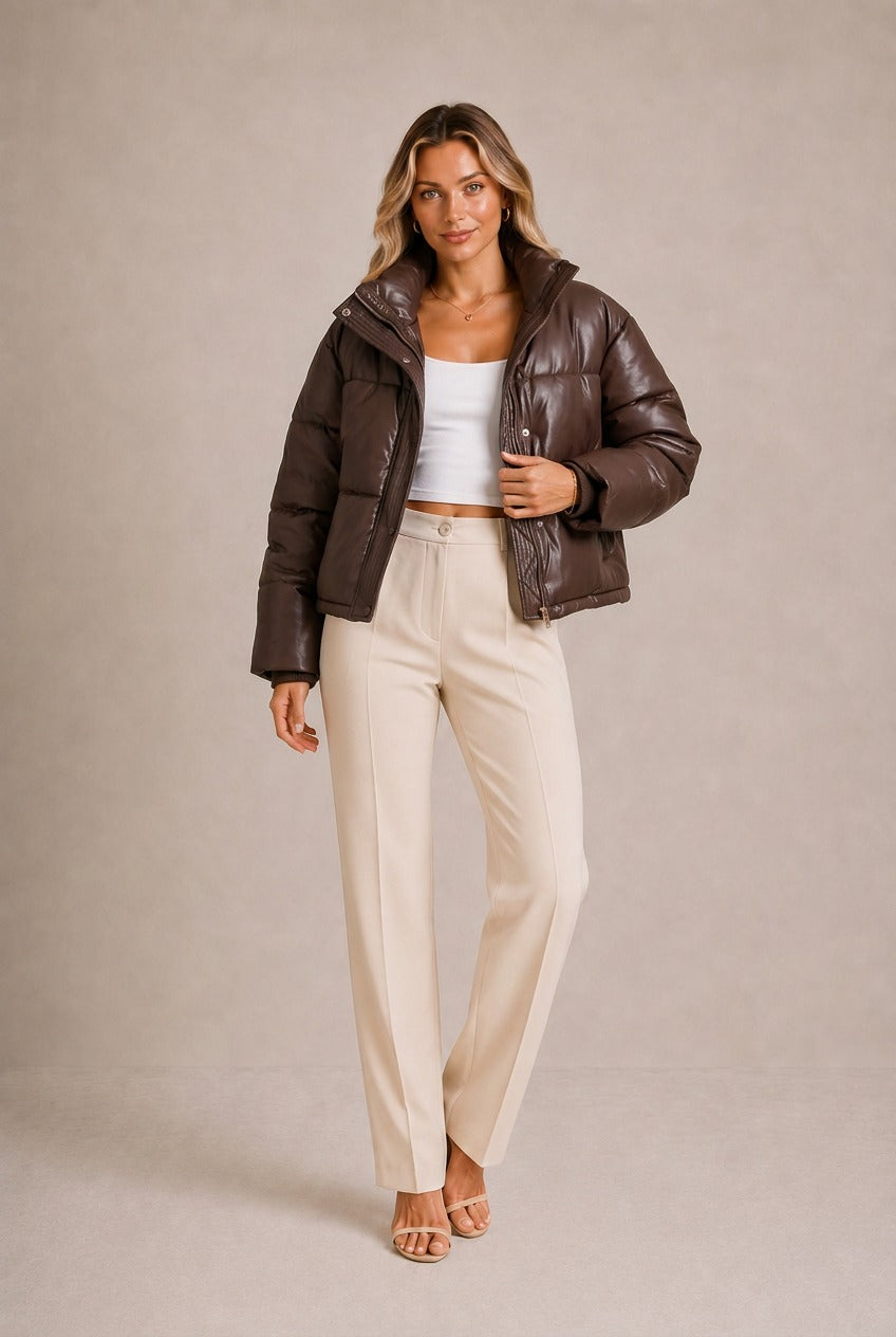 Annecy Cropped Puffer Jacket