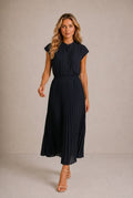 Cortona Pleated Midi Dress
