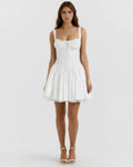 Chianti Lace Trim Mini Dress