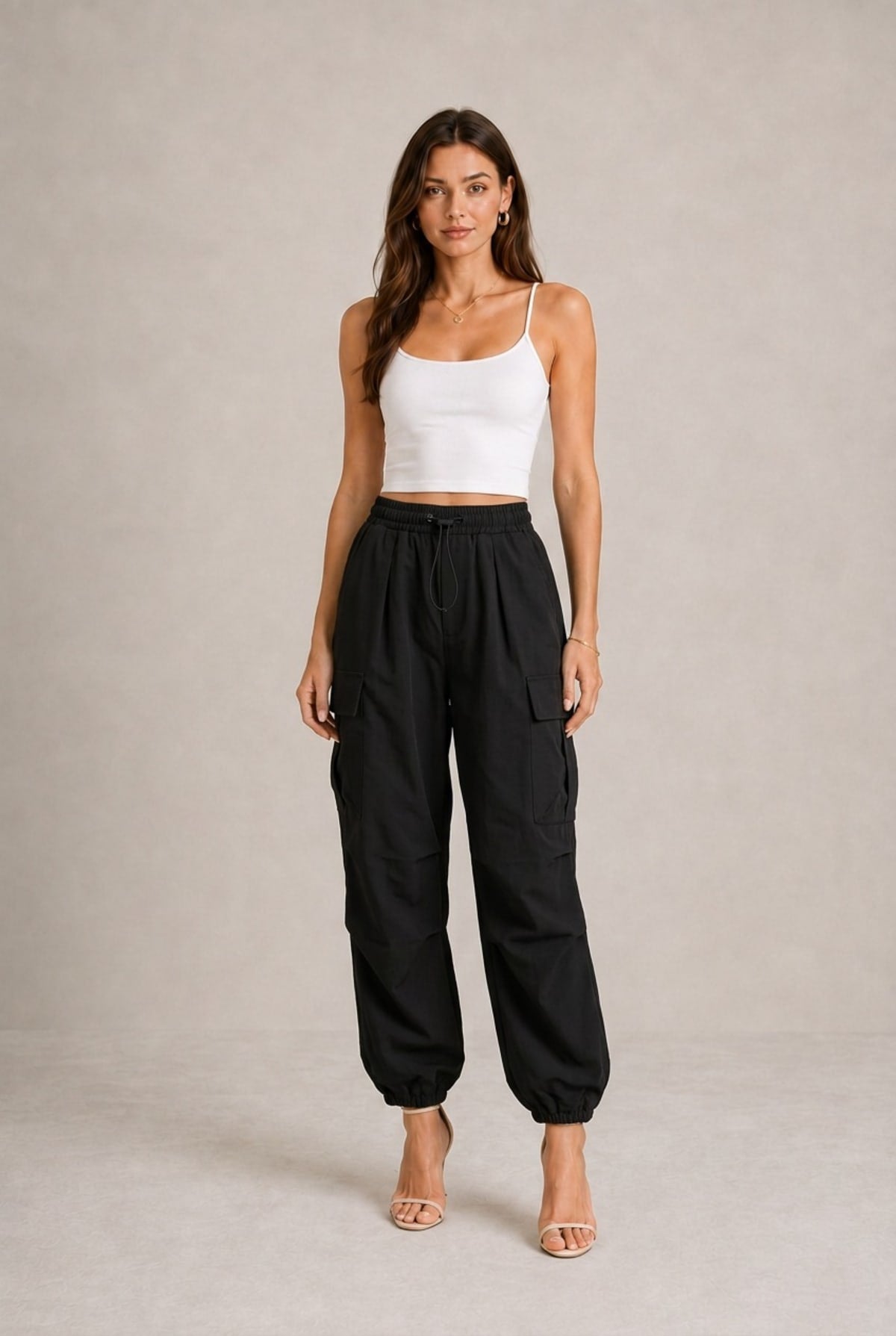 Barolo Drawstring Cargo Pants