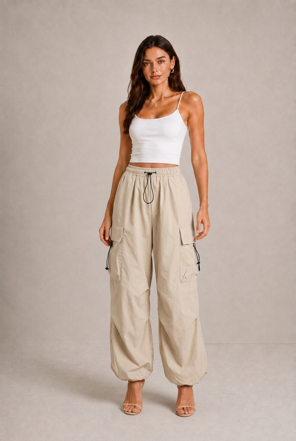 Barolo Drawstring Cargo Pants