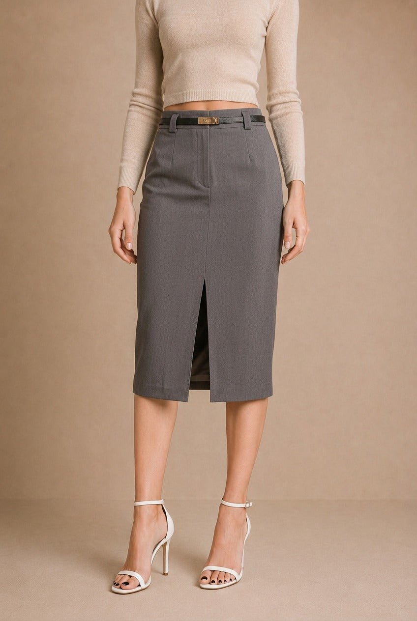 Pienza Pencil Midi Skirt