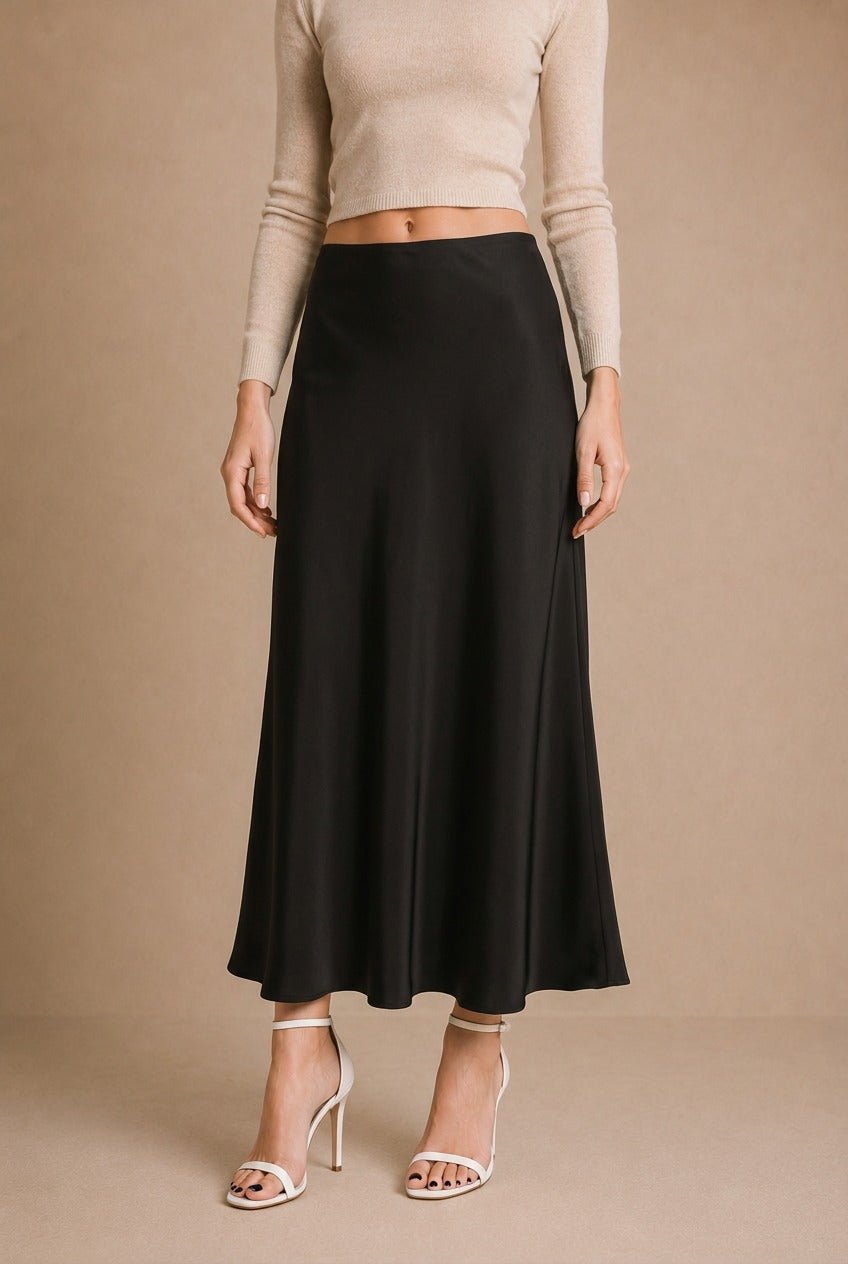 Chianti A-Line Midi Skirt