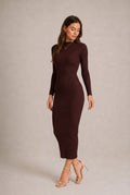 Cortona Striped Off-the-Shoulder Midi Dress