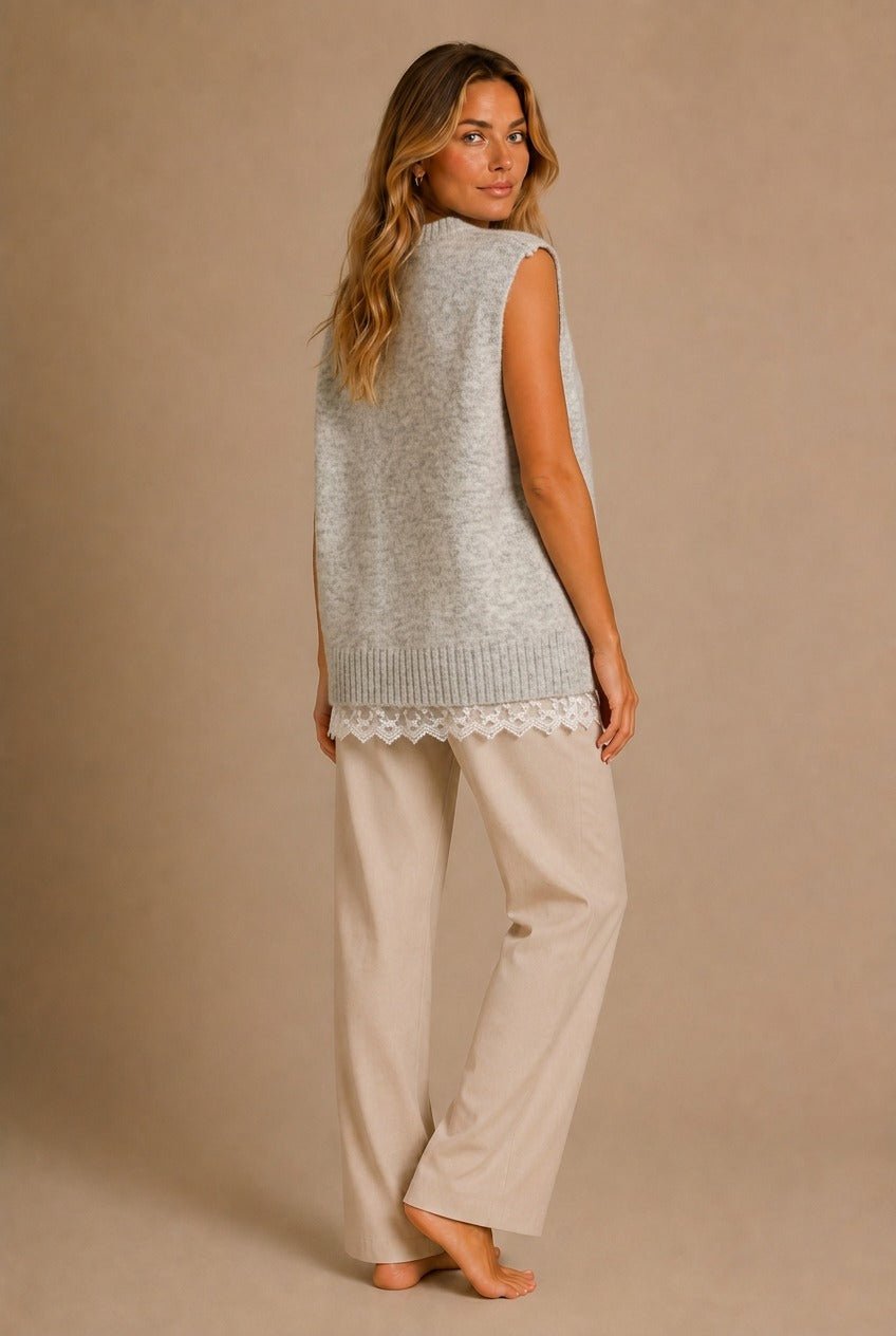 Arezzo Lace Trim Vest