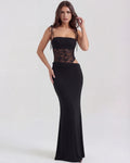 Siena Lace Panel Maxi Dress