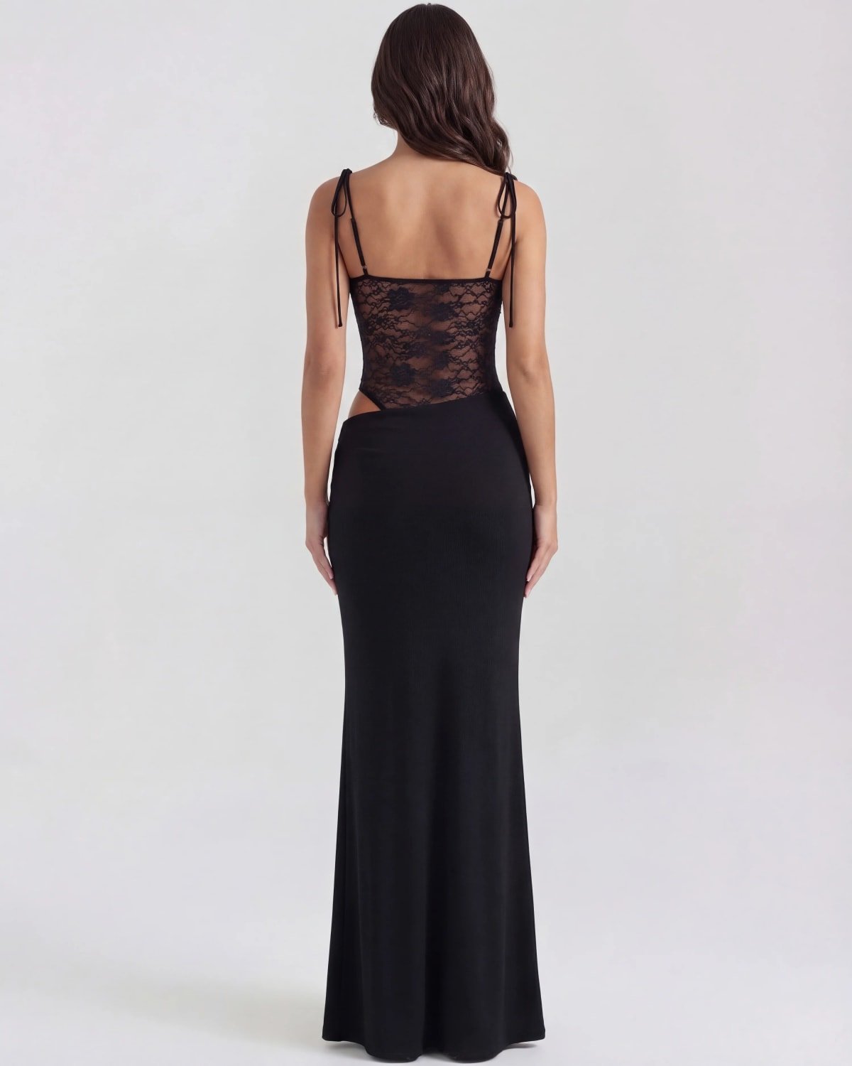 Siena Lace Panel Maxi Dress