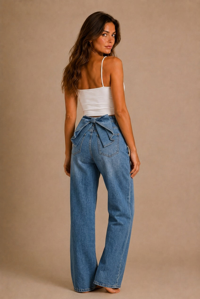 Annecy Bow Back Jeans