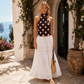 Amalfi Dot Crop Top