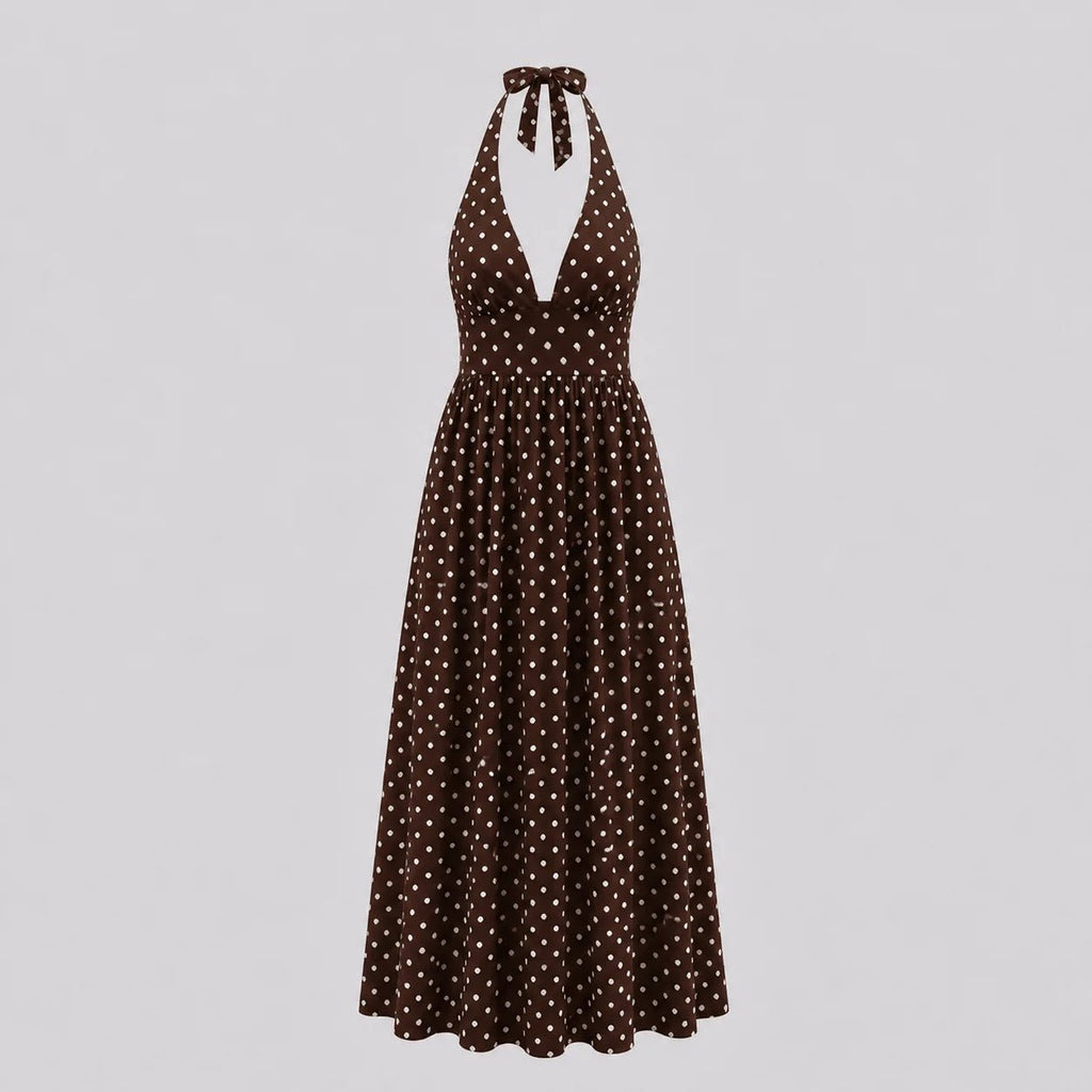 Positano Polka Dot Maxi Dress
