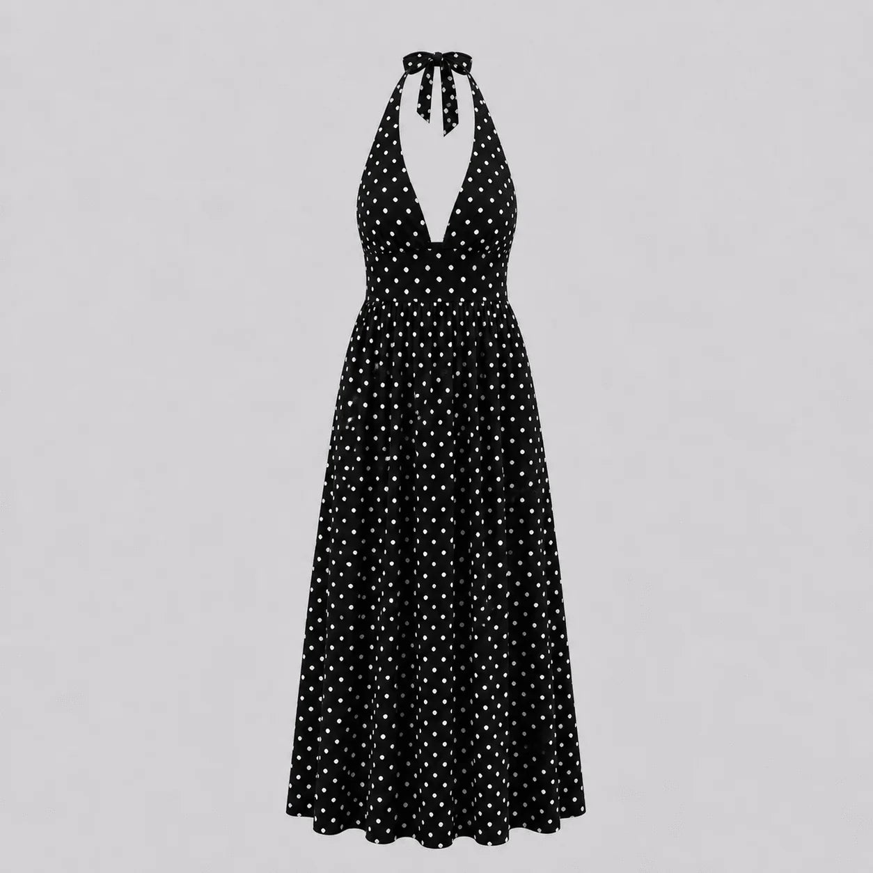 Positano Polka Dot Maxi Dress