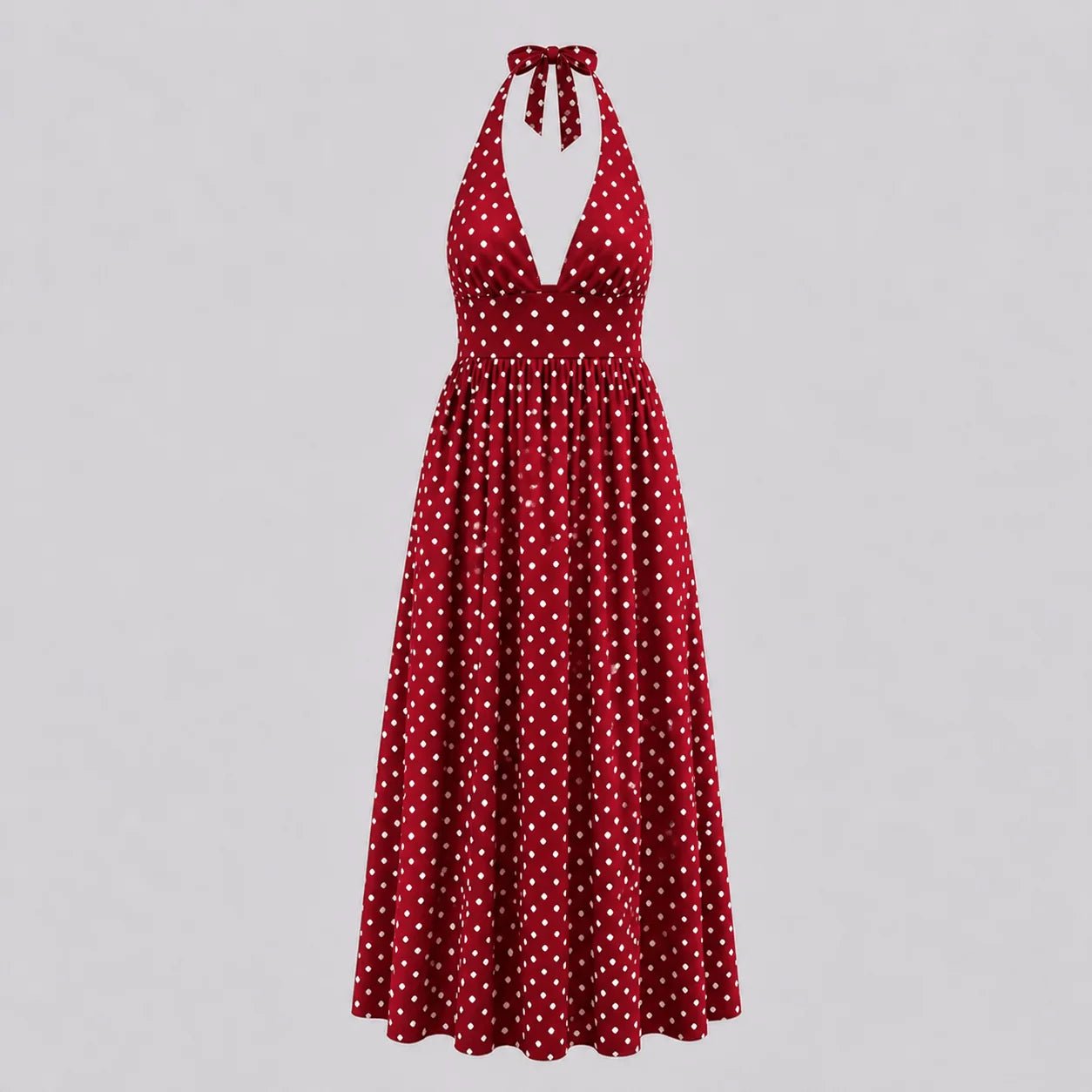 Positano Polka Dot Maxi Dress
