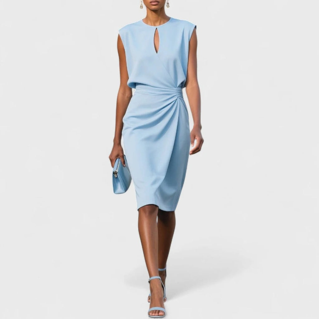 Elegant dress with refined details and classic silhouette.