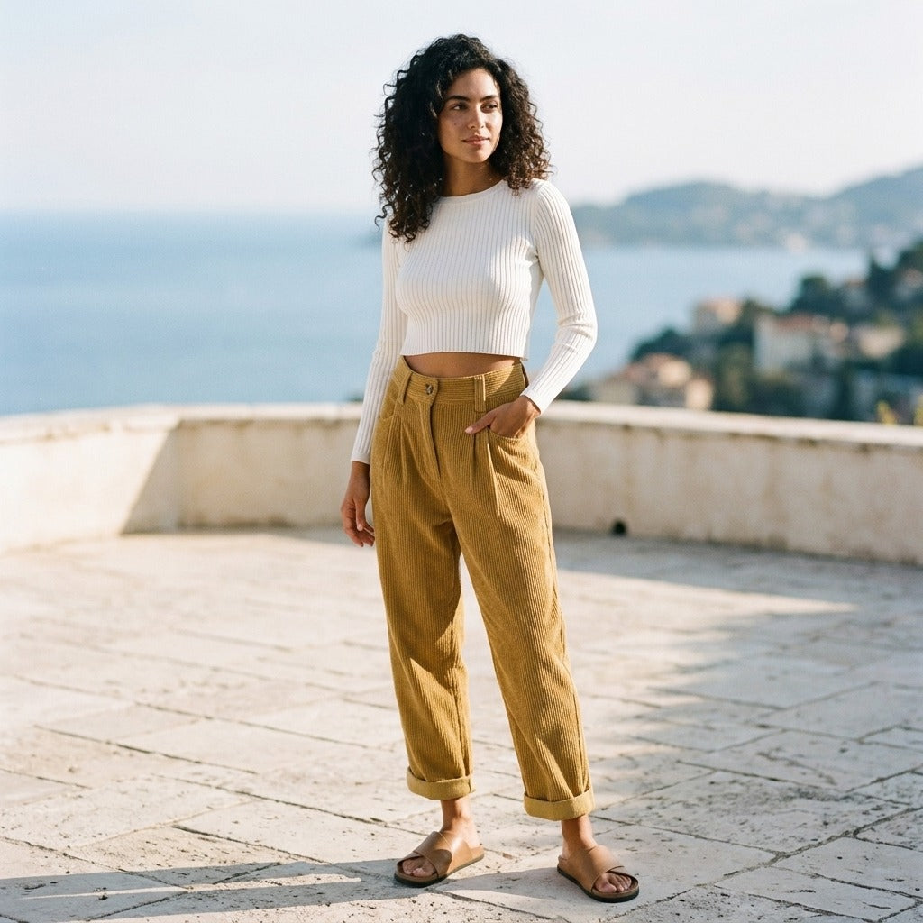 Antibes Wide Leg Relaxed Pants