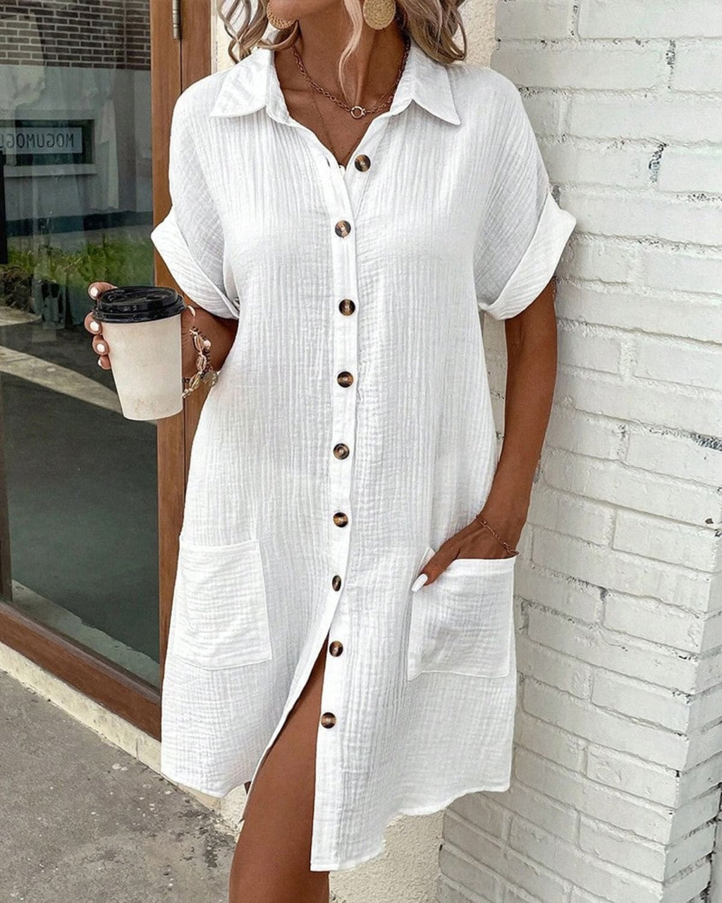 A loose, flowing dress perfect for summer days.