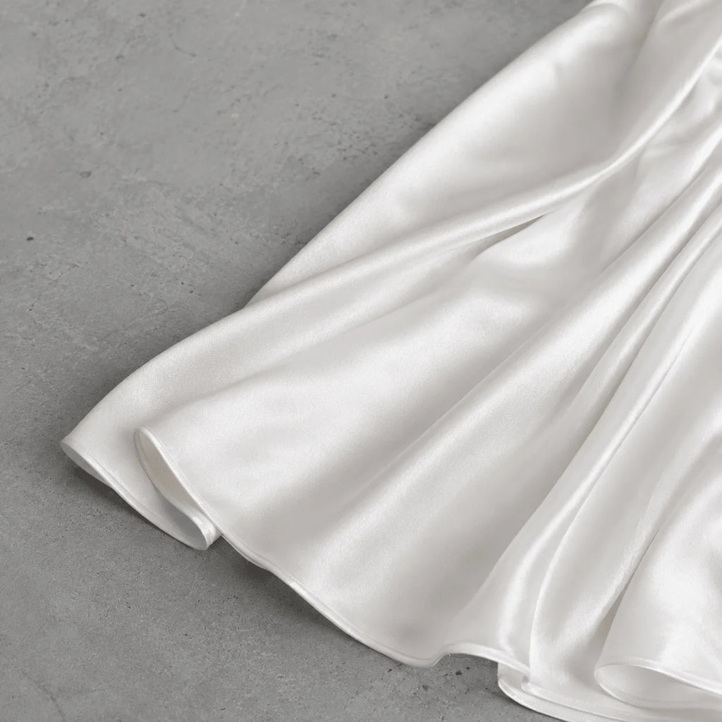 Portofino Satin-Effect Maxi Skirt