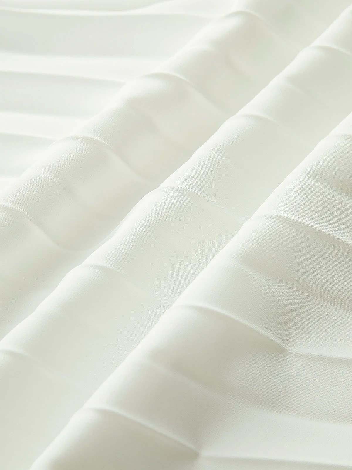 Strapless pleated maxi dress with side split and bandeau bodice.