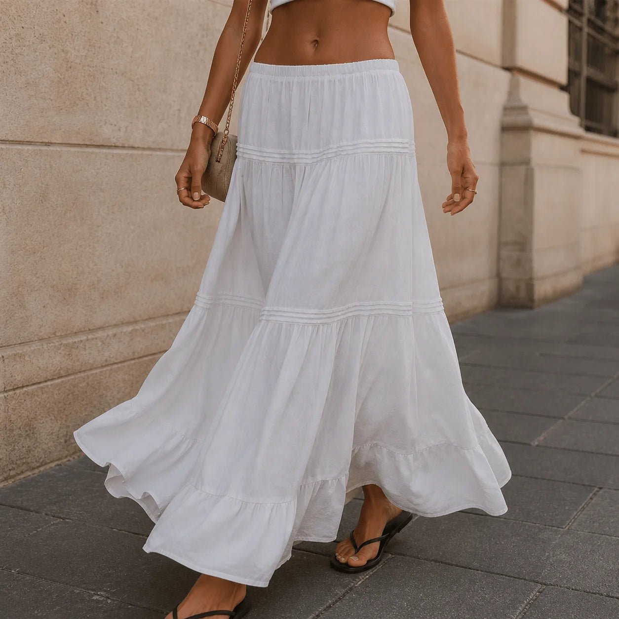 Capri Boho Maxi Skirt