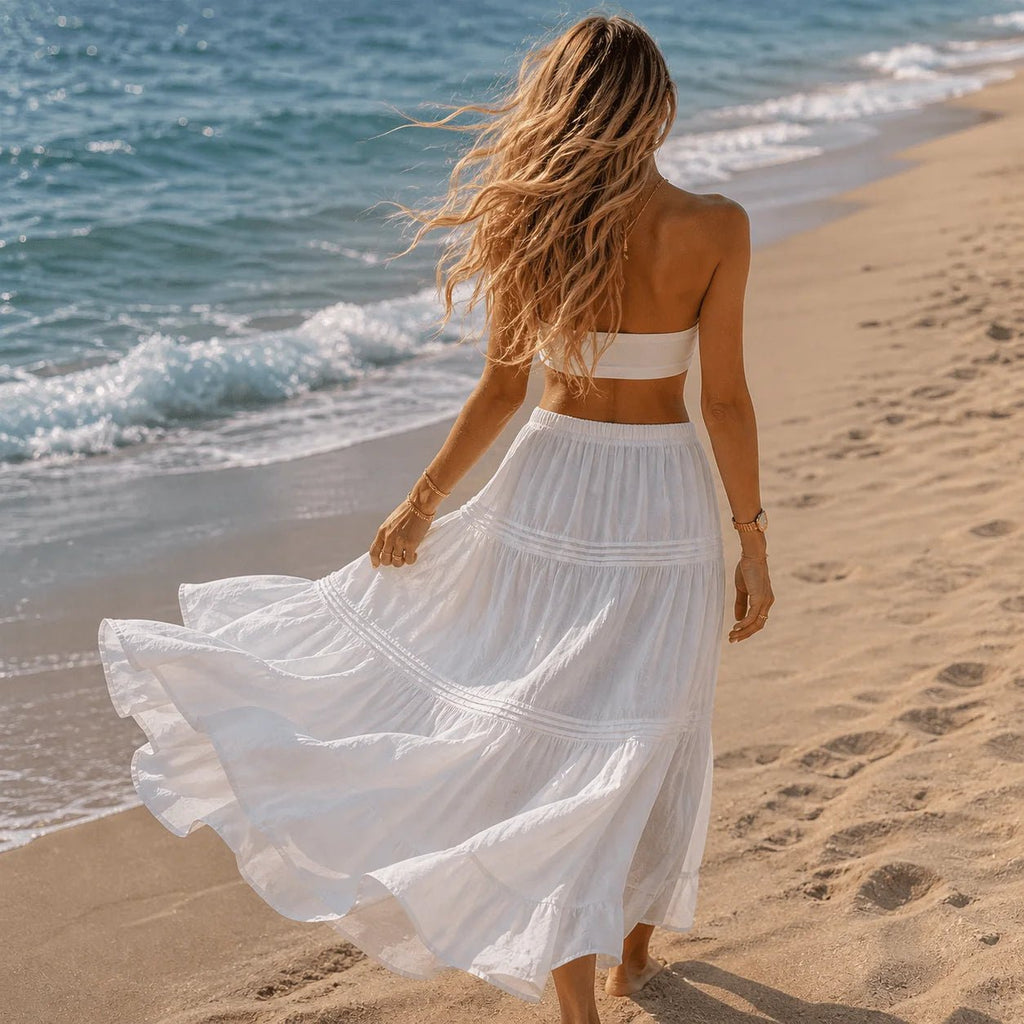 Capri Boho Maxi Skirt